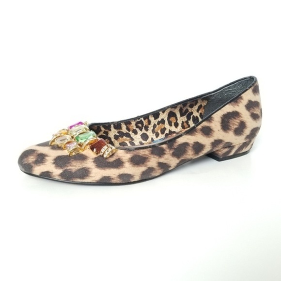 Beverly Feldman Shoes - Beverly Feldman leopard gem flats size 6.5